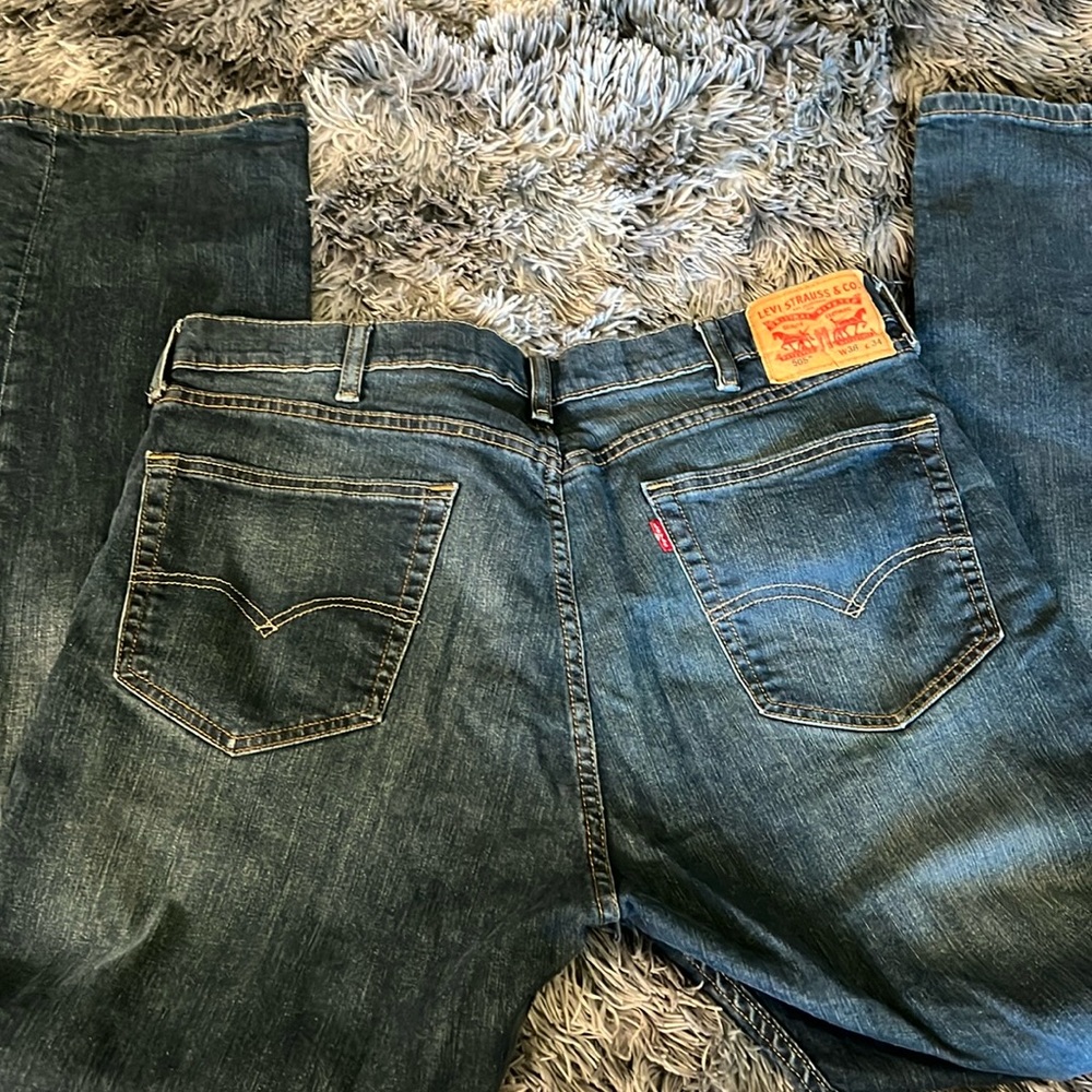 Mens levi 505 jeans 38x34